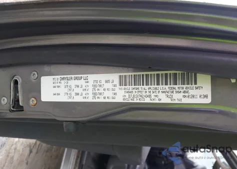 2010 Dodge Ram 1500 St из США, поврежденный, VIN 3D7JB1EK7AG143495